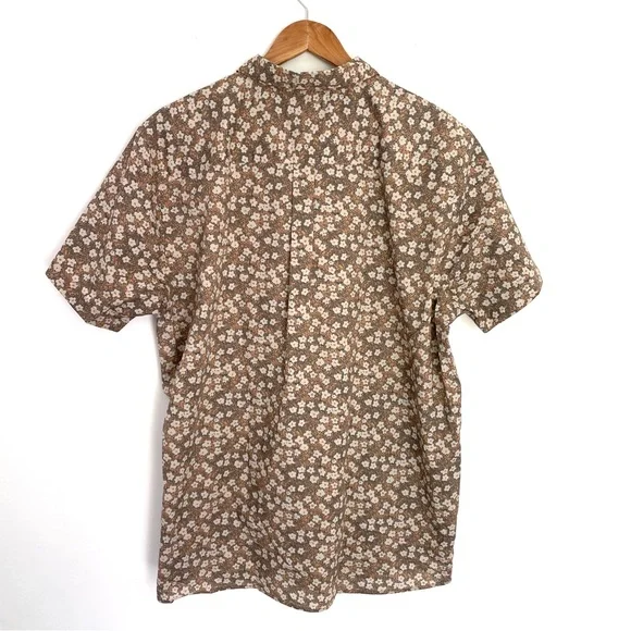 Patagonia Floral Moss Stingray Short Sleeve Shirt  2XL summer shirt BNWT - Picture 3 of 9